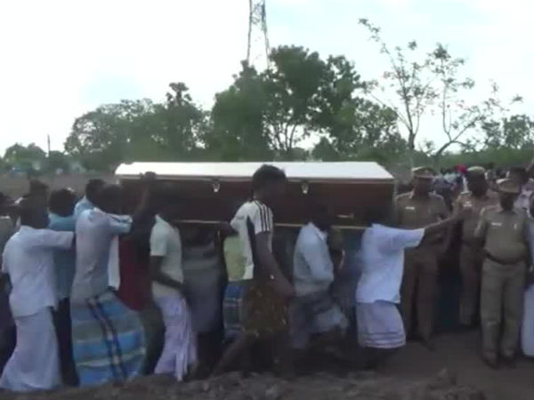 Army Soldier Ilayaraja's funeral held in his native Army Soldier Ilayaraja's funeral held in his native