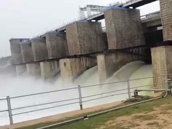 In Krsihanagiri dams are almost filled up In Krsihanagiri dams are almost filled up
