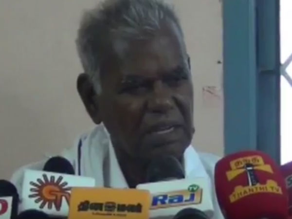 'We won't allow to take sand from Thamirabarani River' says Communist Party Of India Leader Nallakannu 'We won't allow to take sand from Thamirabarani River' says Communist Party Of India Leader Nallakannu