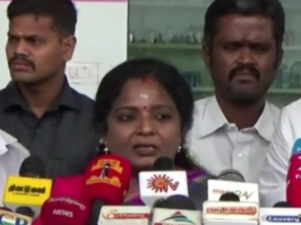 Tamilnadu Bjp leader Taamilisai warned Nanjil Sampath Tamilnadu Bjp leader Taamilisai warned Nanjil Sampath