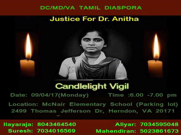 Anita condolence meetings continue in US Anita condolence meetings continue in US