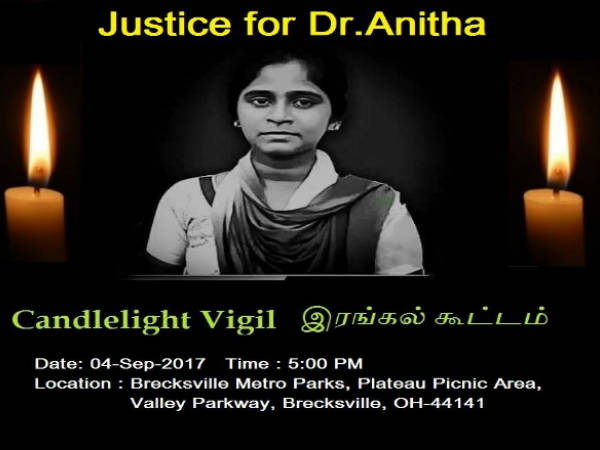 Anita condolence meetings continue in US Anita condolence meetings continue in US