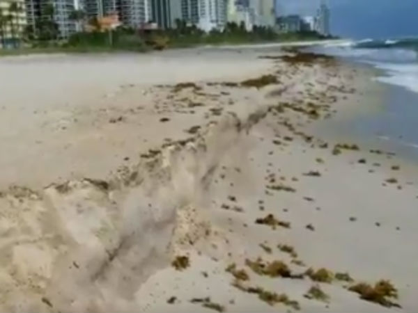 Hurricane Irma: Miami beach showing 3ft drop Hurricane Irma: Miami beach showing 3ft drop