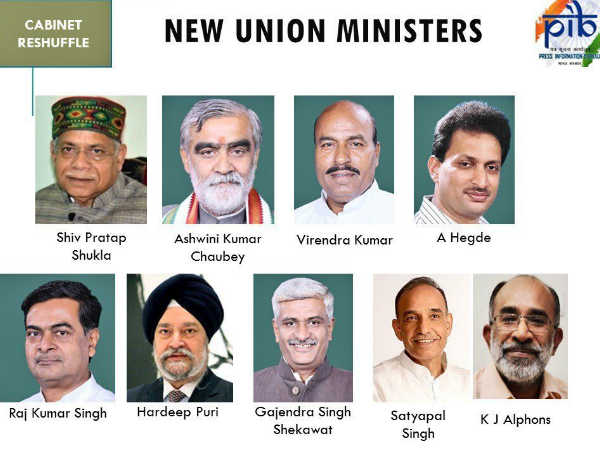 What are the portfolios for the New ministers who took oath today What are the portfolios for the New ministers who took oath today