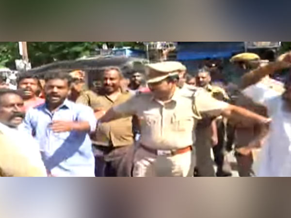 Viduthalai siruthaigal and Students federation conducting protests at Madurai Viduthalai siruthaigal and Students federation conducting protests at Madurai