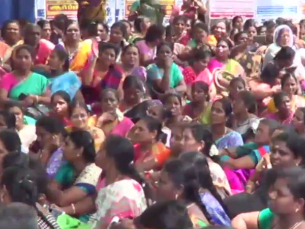 Tamilnadu secretariat employees association also protesting Tamilnadu secretariat employees association also protesting