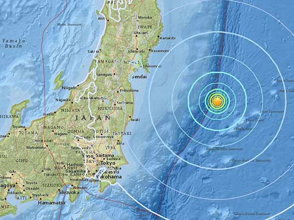 A Powerful earthquake hits Japan no casualities reported A Powerful earthquake hits Japan no casualities reported