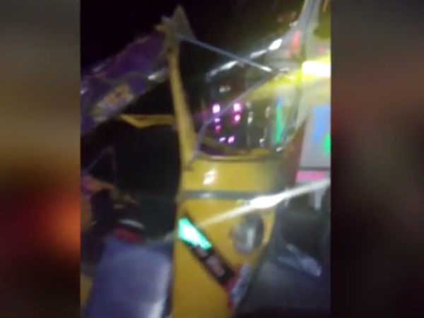 Andhra: Share Auto met with an accident- 6 were died Andhra: Share Auto met with an accident- 6 were died