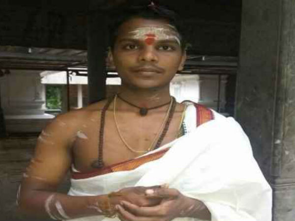 Kerala's first Dalit priest started his work today Kerala's first Dalit priest started his work today