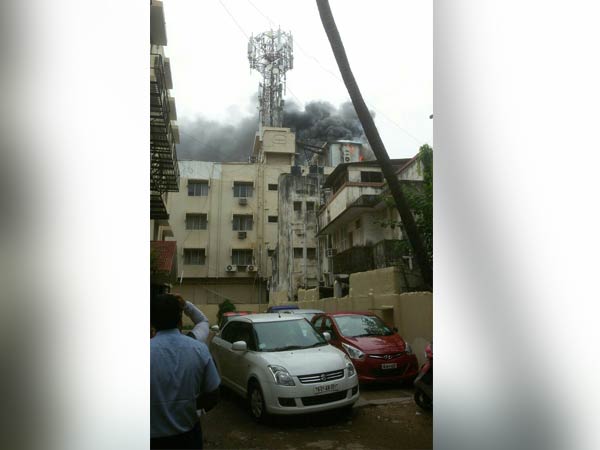 Fire at cell phone tower in Chennai Fire at cell phone tower in Chennai