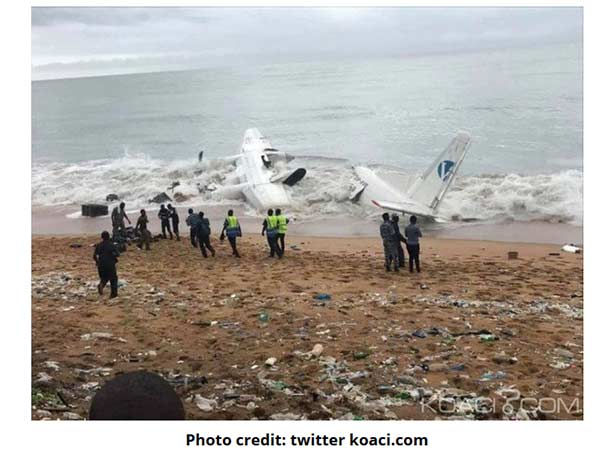 Ivory Coast: Four die when cargo plane crashed Ivory Coast: Four die when cargo plane crashed