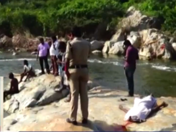 Students drown in Pullur check dam Students drown in Pullur check dam