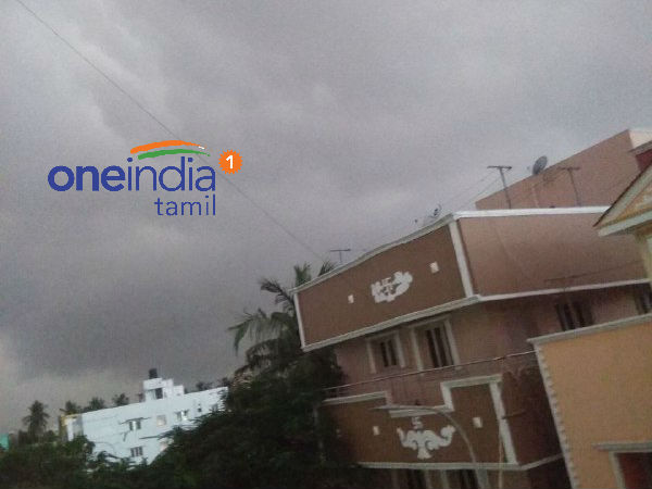 சென்னையில் மேகமூட்டம்