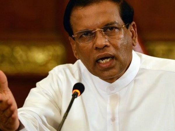 சிறிசேனா ஒப்புதல்