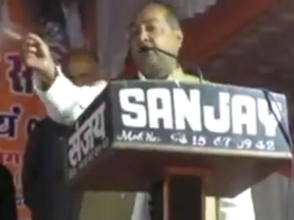 Vote for BJP or else Face Trouble local BJP member threatens Muslim people in UP Vote for BJP or else Face Trouble local BJP member threatens Muslim people in UP