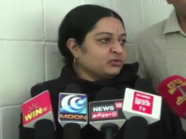 Deepa is going to contest in the RK Nagar by poll Deepa is going to contest in the RK Nagar by poll