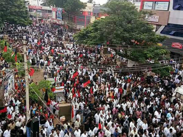DMK protest over Tamilnadu against demonetization DMK protest over Tamilnadu against demonetization