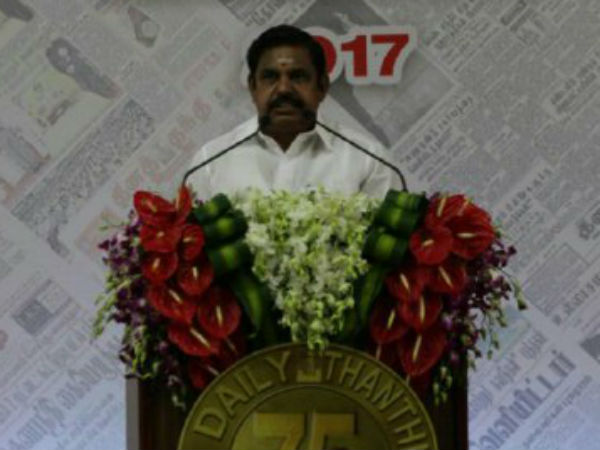 CM Edappadi praised PM Narendra Modi CM Edappadi praised PM Narendra Modi