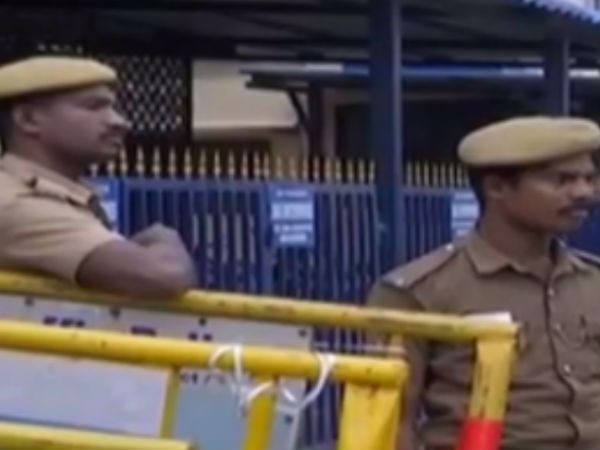 Police protection in Simbu's house Police protection in Simbu's house