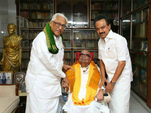 கண்ணீர்விட்ட கருணாநிதி