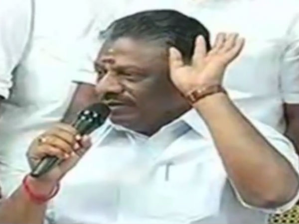 தினகரன் குறித்து ஓபிஎஸ் புகார்