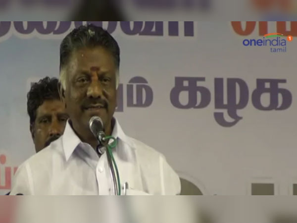 ஓபிஎஸ் சொன்ன கதை