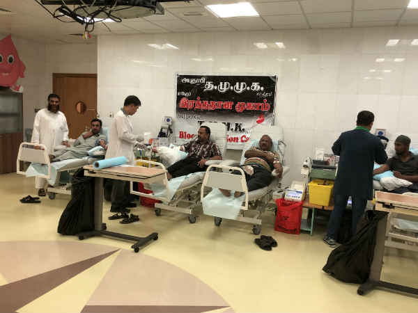 Blood donation camp conducted in Abudhabi by TMMK Blood donation camp conducted in Abudhabi by TMMK