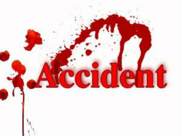 Bus hits two wheeler, two died on the spot Bus hits two wheeler, two died on the spot