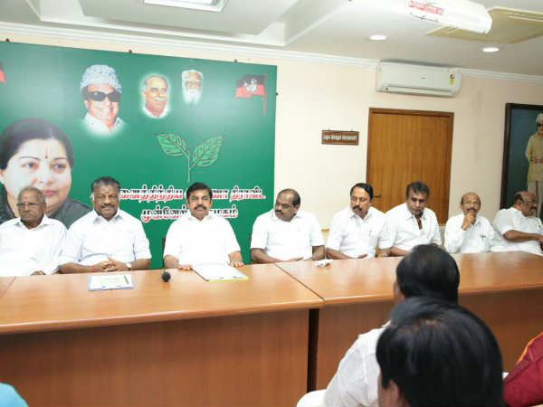 ADMK activists are going to meet today at their party office 