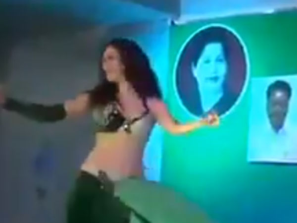 Belly dance performed at Tamilnadu government function 