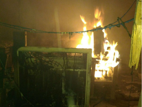 Maoists attacked railway station in Bihar Maoists attacked railway station in Bihar