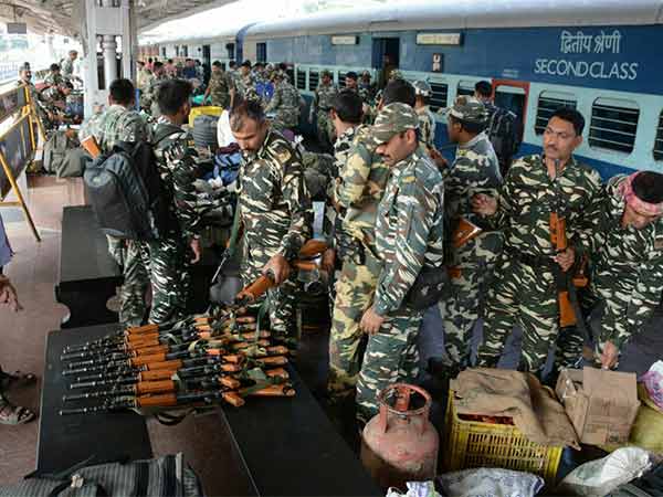 Paramilitary forces took charge in RK nager for election Paramilitary forces took charge in RK nager for election