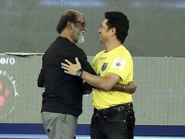 Sachin tendulkar wishes Rajini for his birthday Sachin tendulkar wishes Rajini for his birthday