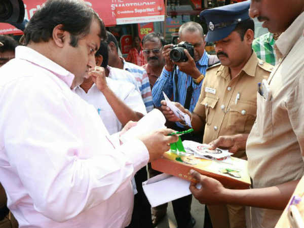 RK Nagar Special Electoral Officer Badra review campaign RK Nagar Special Electoral Officer Badra review campaign