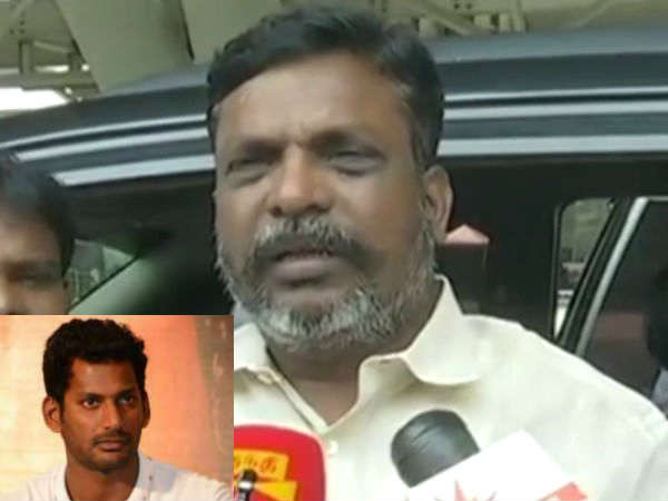 Tirumavalavan says, Election officer in RK Nagar office should be removed Tirumavalavan says, Election officer in RK Nagar office should be removed