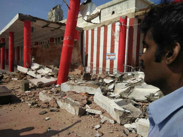TN Government will rebuild Tiruchendur Temple's outer hall: Sevur Ramachandran TN Government will rebuild Tiruchendur Temple's outer hall: Sevur Ramachandran