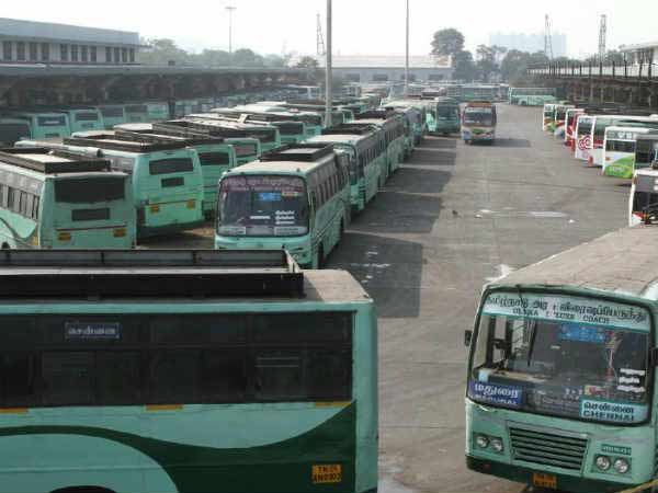 Bus strike in TN continues for 5th day Bus strike in TN continues for 5th day