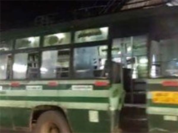 A bus gone into a roadside shop after the driver gets Epilepsy A bus gone into a roadside shop after the driver gets Epilepsy