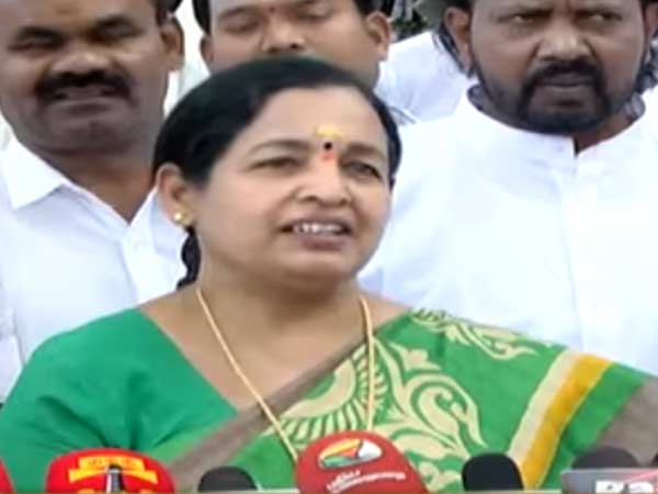 EPS and OPS are Staple Toys of BJP says CR Saraswathi EPS and OPS are Staple Toys of BJP says CR Saraswathi