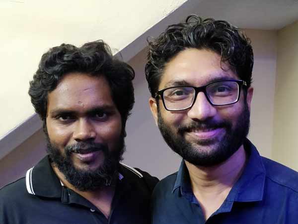 Jignesh Mevani meets Pa Ranjith Jignesh Mevani meets Pa Ranjith