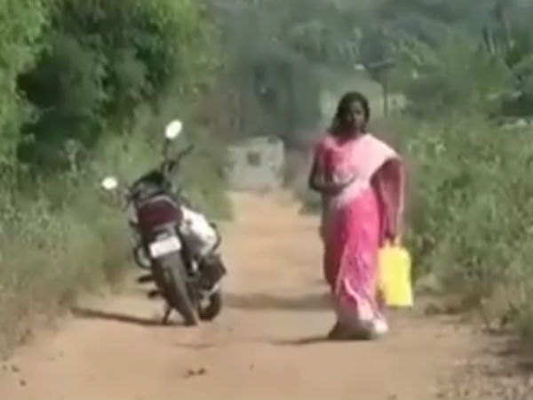 கண்ணகி போல் சென்ற பெண்