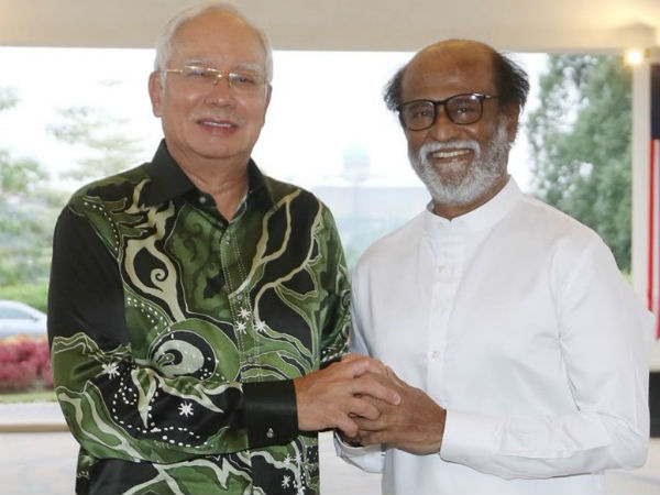 Malaysian PM meets Rajinikanth Malaysian PM meets Rajinikanth