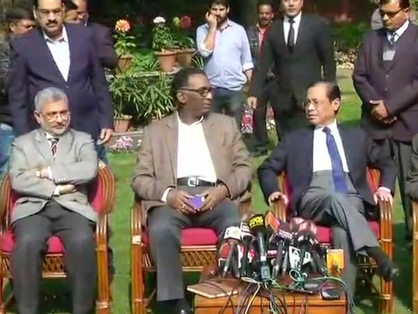 Supreme court judges were facing plenty of question arrows from journos Supreme court judges were facing plenty of question arrows from journos