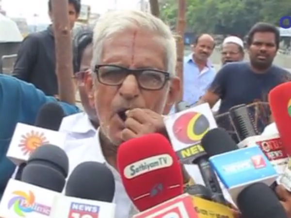 Traffic Ramasamy opposed Jayalalithaa's house as a memorial home Traffic Ramasamy opposed Jayalalithaa's house as a memorial home