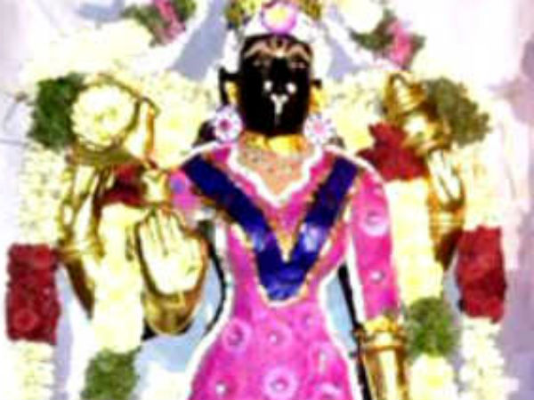 பூஜை செய்த குருக்கள்