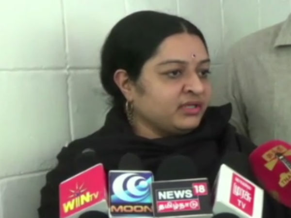 J.Deepa says that Rajammal lies for life threat, she know me very well J.Deepa says that Rajammal lies for life threat, she know me very well
