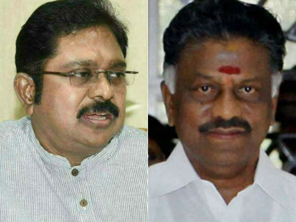 OPS and TTV Dhinakaran Factional conflict at Madurai Airport OPS and TTV Dhinakaran Factional conflict at Madurai Airport