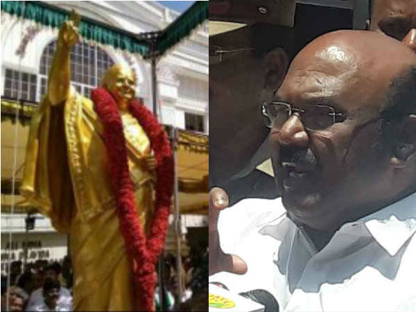 Will do some changes in Jayalalitha statue Will do some changes in Jayalalitha statue