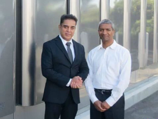 Actor Kamal Hassan meets American Tamilan who invents power supply to generate Actor Kamal Hassan meets American Tamilan who invents power supply to generate
