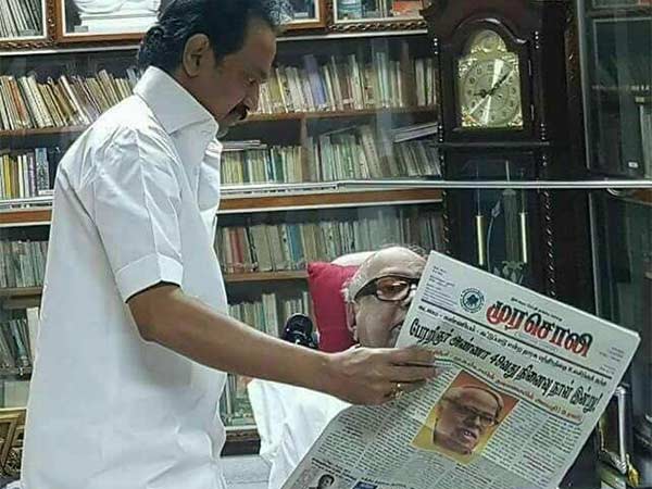 Karunanidhi didnt participated in rally for Annadurai memorial day Karunanidhi didnt participated in rally for Annadurai memorial day
